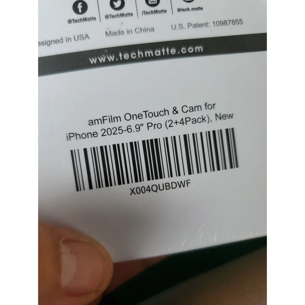 amFilm Auto-Alignment OneTouch Screen Protector for iPhone 17 Pro Max [6.9